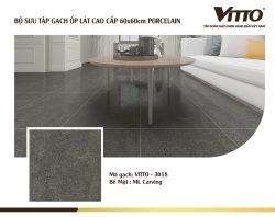 Thiết kế phòng khách với gạch Vitto 60x60 3018