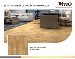 Thiết kế phòng với gạch Vitto 60x60 3307