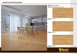 Thiết kế phòng với Gạch Vitto 60x120 3602