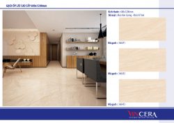Thiết kế phòng với Gạch Vitto 60x120 3604