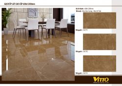 Thiết kế phòng với Gạch Vitto 60x120 3631