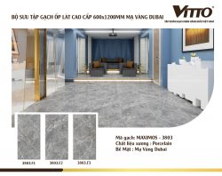 Thiết kế phòng với Gạch Vitto 60x120 3803
