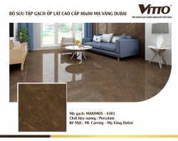 Thiết kế phòng với Gạch Vitto 80x80 4301