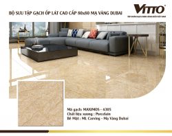 Thiết kế phòng với Gạch Vitto 80x80 4305