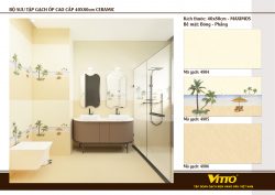 Thiết kế phòng với Gạch Vitto 40x80 4804