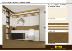 Thiết kế phòng với Gạch Vitto 40x80 4817