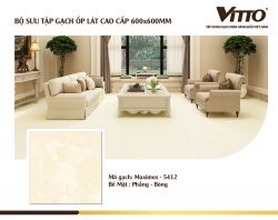 Thiết kế phòng với Gạch Vitto 60x60 5412