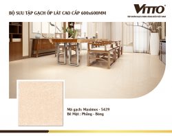 Thiết kế phòng với Gạch Vitto 60x60 5429