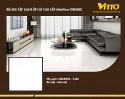 Thiết kế phòng với Gạch Vitto 60x60 5436