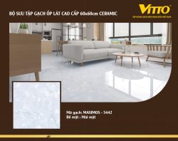 Thiết kế phòng với Gạch Vitto 60x60 5442