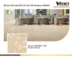 Thiết kế phòng với Gạch Vitto 60x60 5486