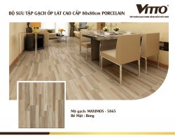 Thiết kế phòng với Gạch Vitto 80x80 5865