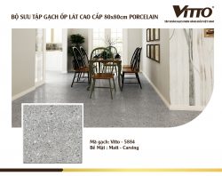 Thiết kế phòng với Gạch Vitto 80x80 5884