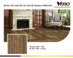 Thiết kế phòng với Gạch Vitto 80x80 5886