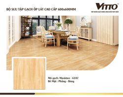 Thiết kế phòng với Gạch Vitto 60x60 6102