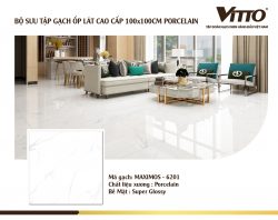 Thiết kế phòng với Gạch Vitto 100x100 6201