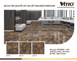 Thiết kế phòng với Gạch Vitto 100x100 6207