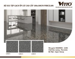 Thiết kế phòng với Gạch Vitto 100x100 6208